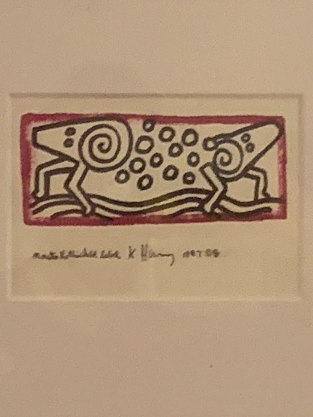 KEITH HARING - 1988 Rothschild Label